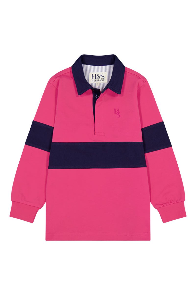 Sammy Rugby in Pink and Navy - H&S Heritage