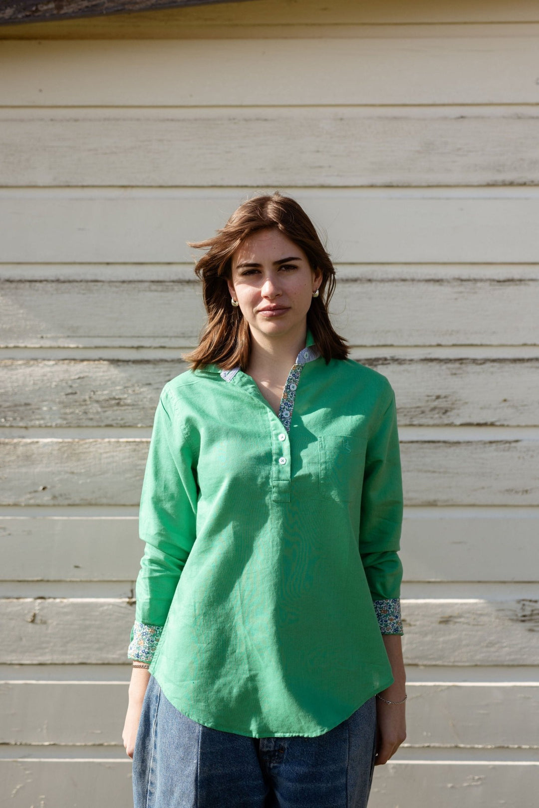 Stella Linen Cotton Blend Shirt - H&S Heritage