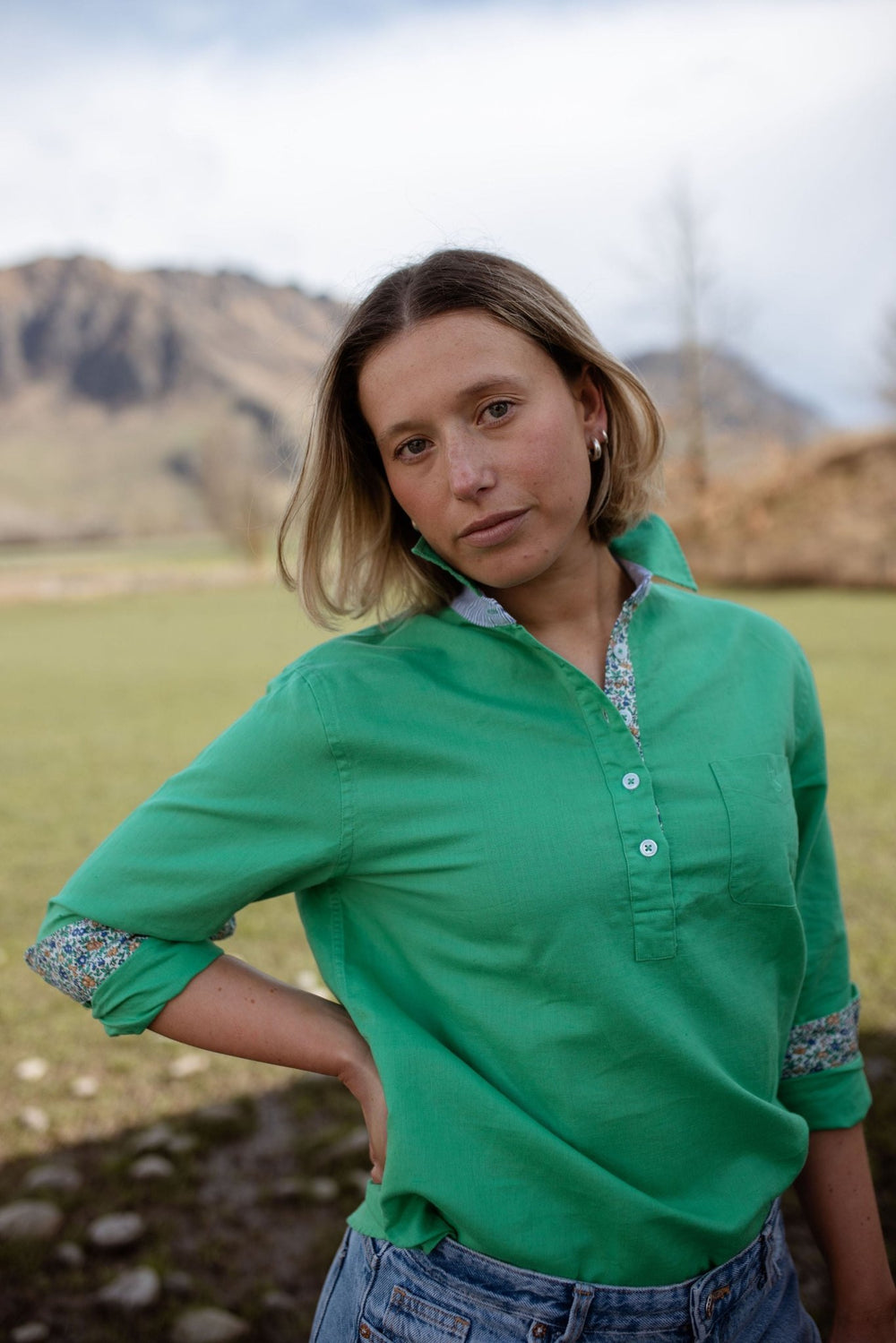 Stella Linen Cotton Blend Shirt - H&S Heritage