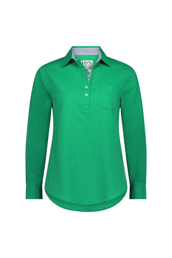 Stella Linen Cotton Blend Shirt - H&S Heritage