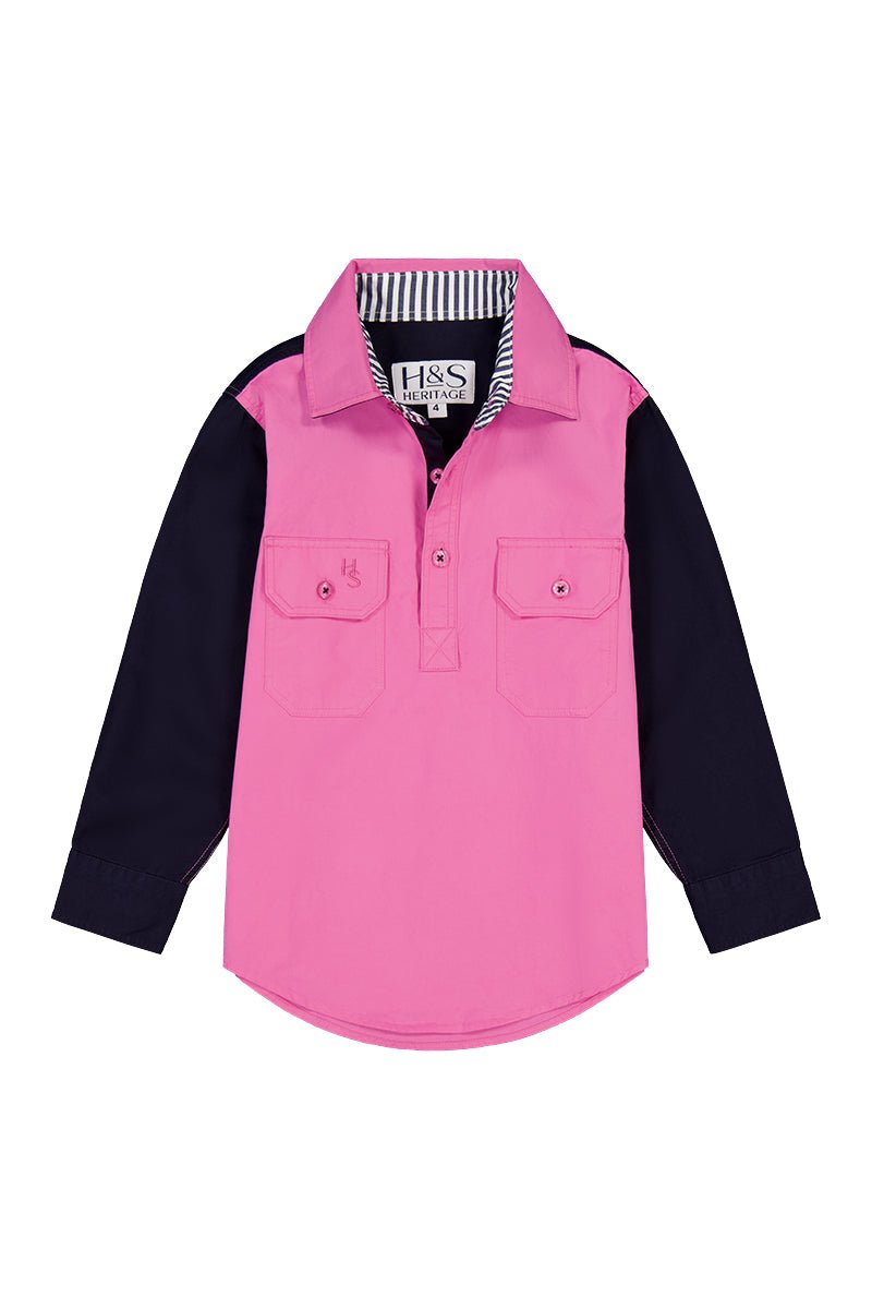 Stevie Workshirt in Multi Colour - H&S Heritage