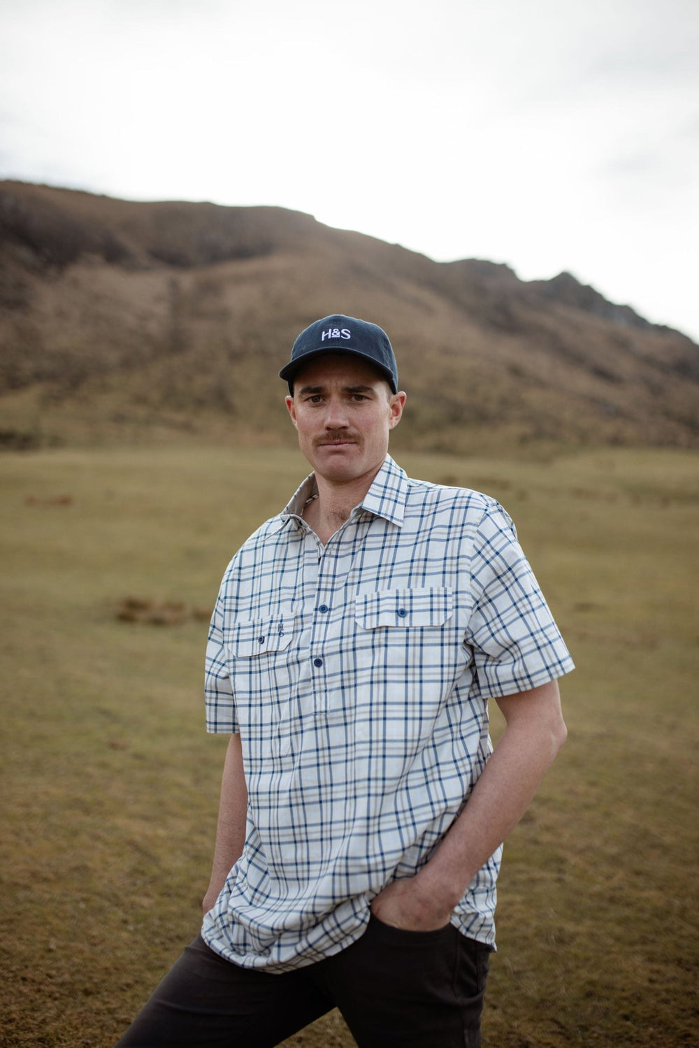 Toby Workshirt in Check - H&S Heritage