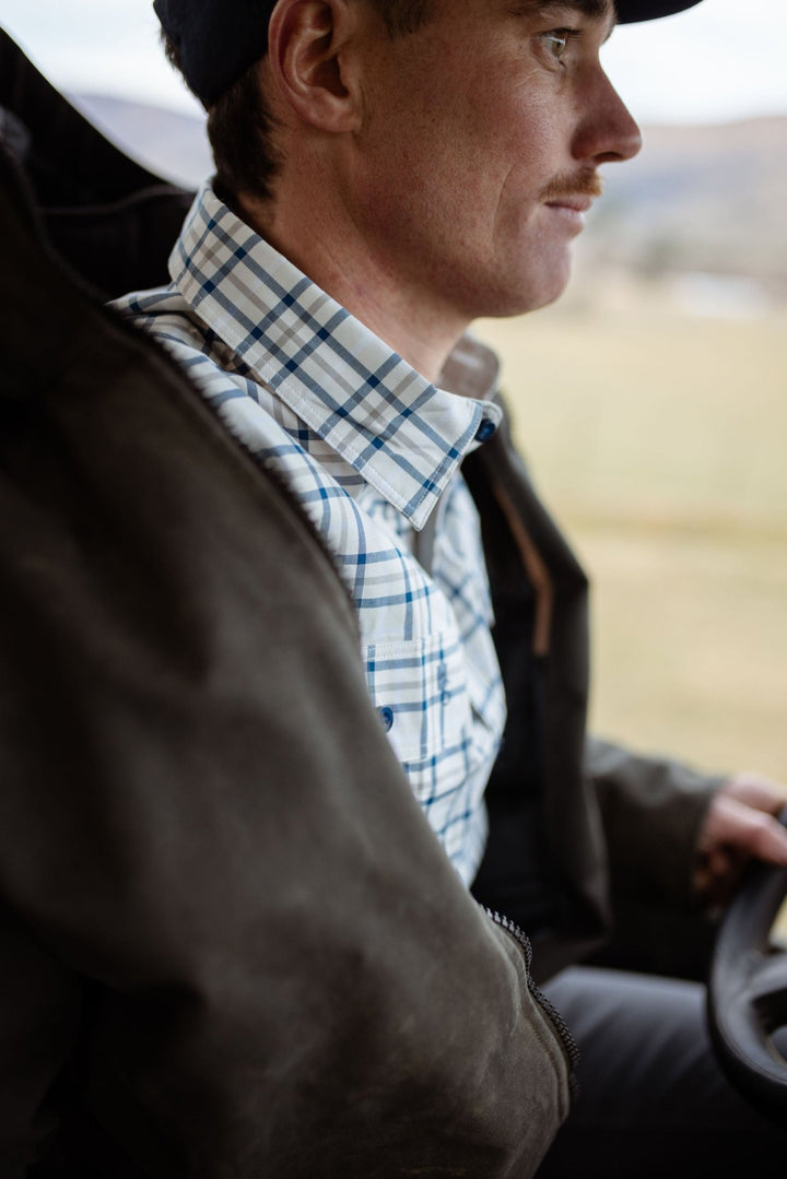 Toby Workshirt in Check - H&S Heritage