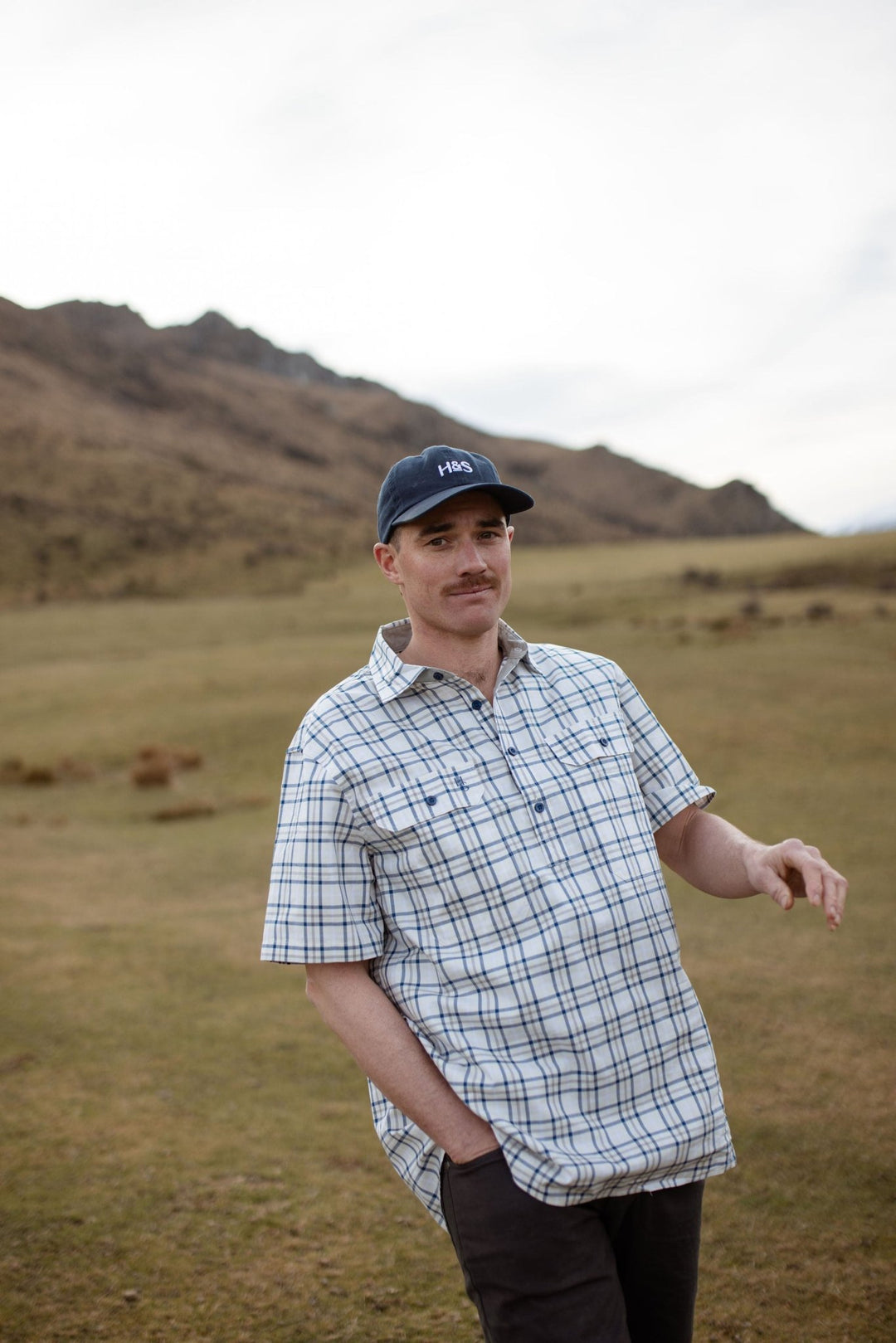 Toby Workshirt in Check - H&S Heritage