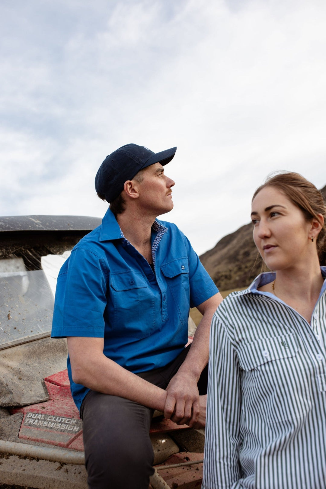 Toby Workshirt in Cobalt Blue - H&S Heritage