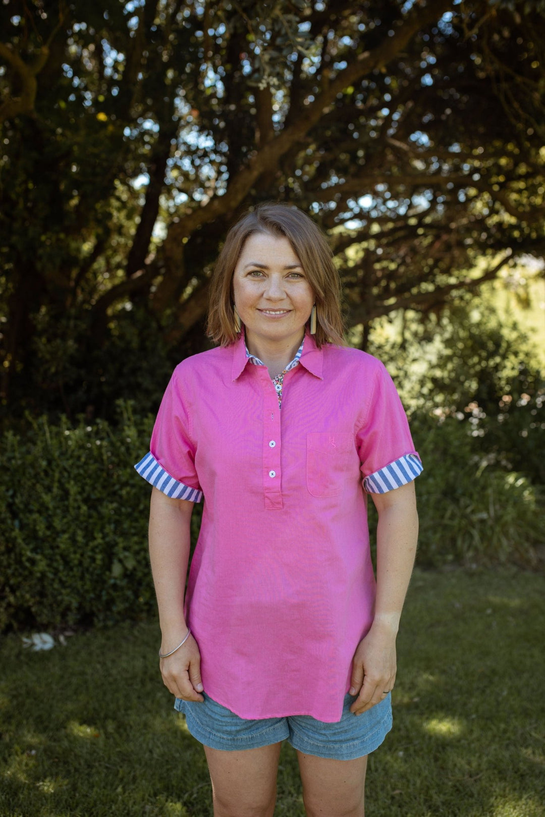 Willa Linen Cotton Blend Shirt - H&S Heritage