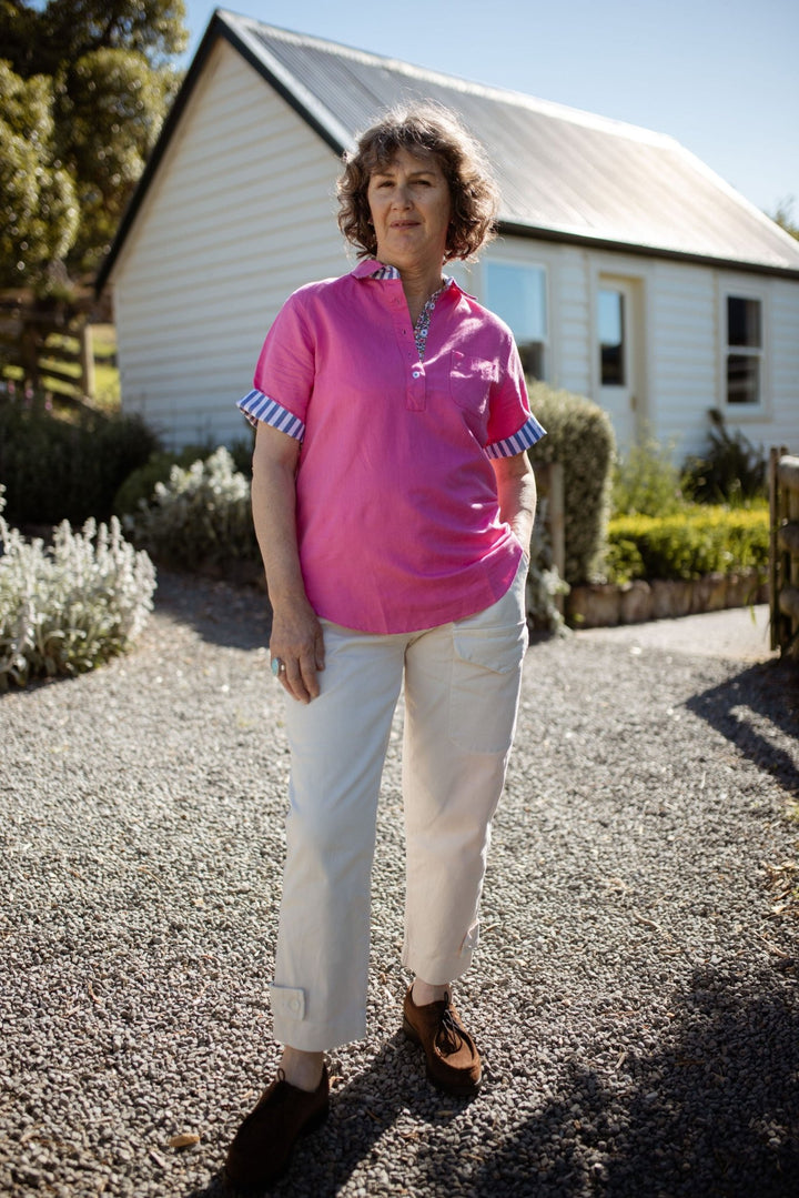 Willa Linen Cotton Blend Shirt - H&S Heritage