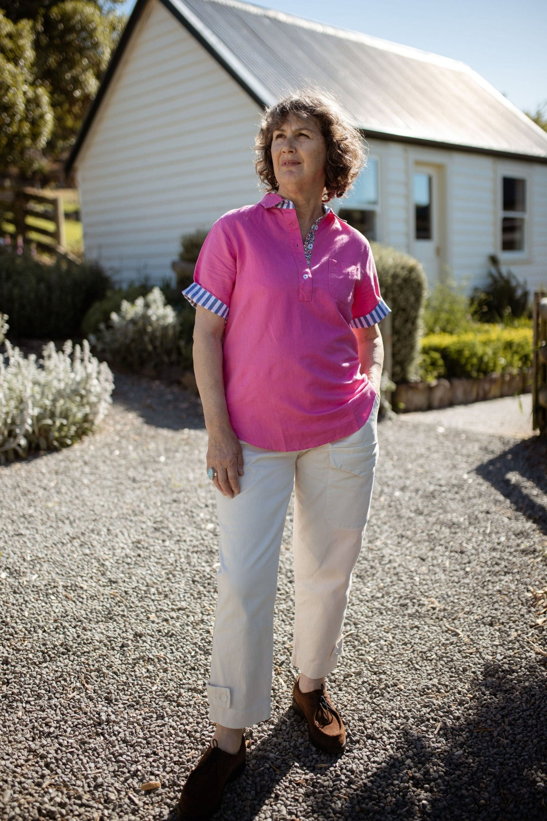 Willa Linen Cotton Blend Shirt - H&S Heritage