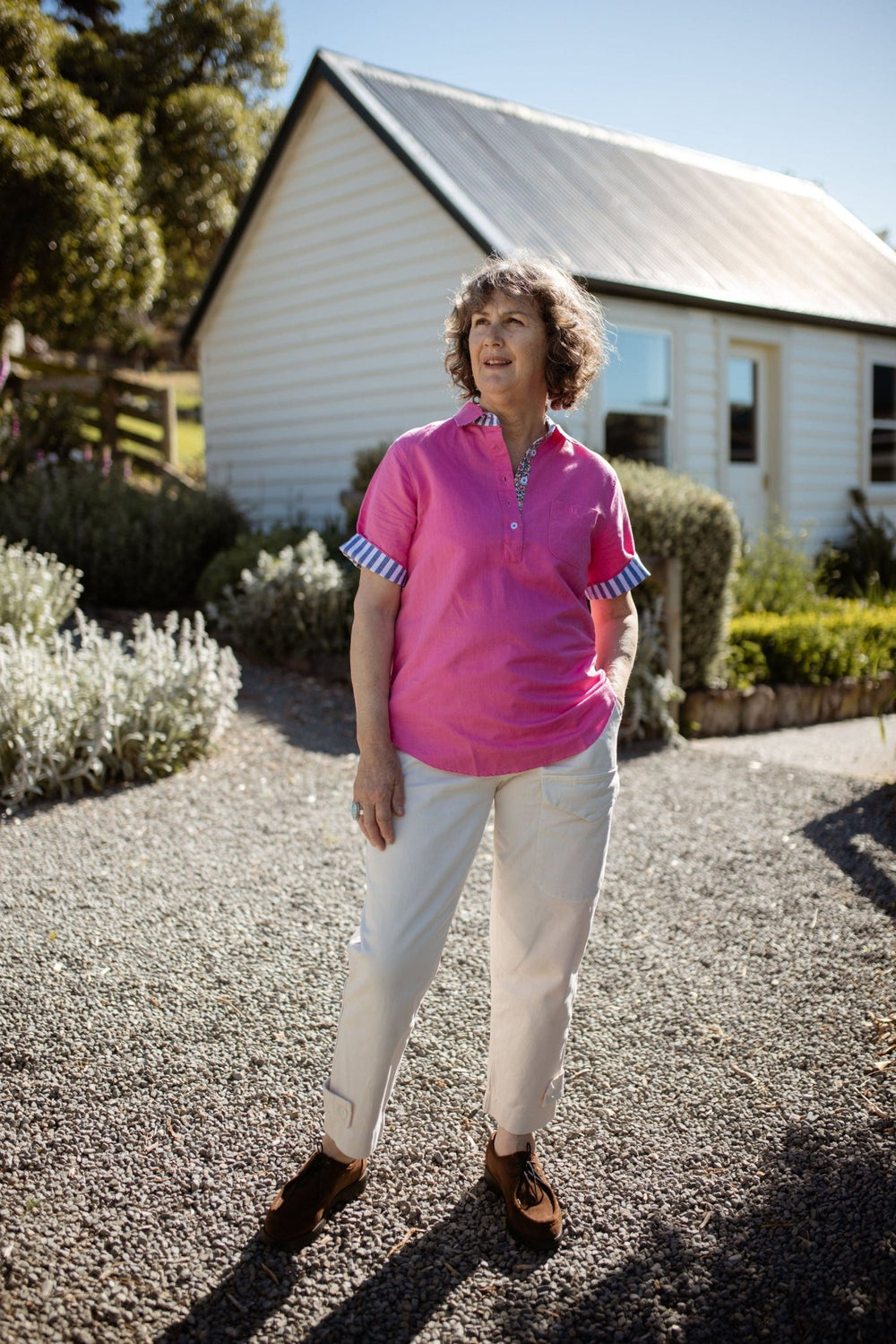 Willa Linen Cotton Blend Shirt - H&S Heritage