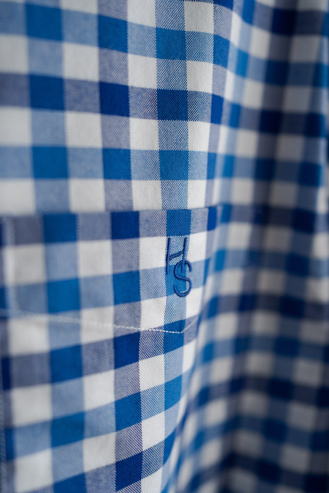 Blue Check Men’s Shirt - Hide and Seek Clothing