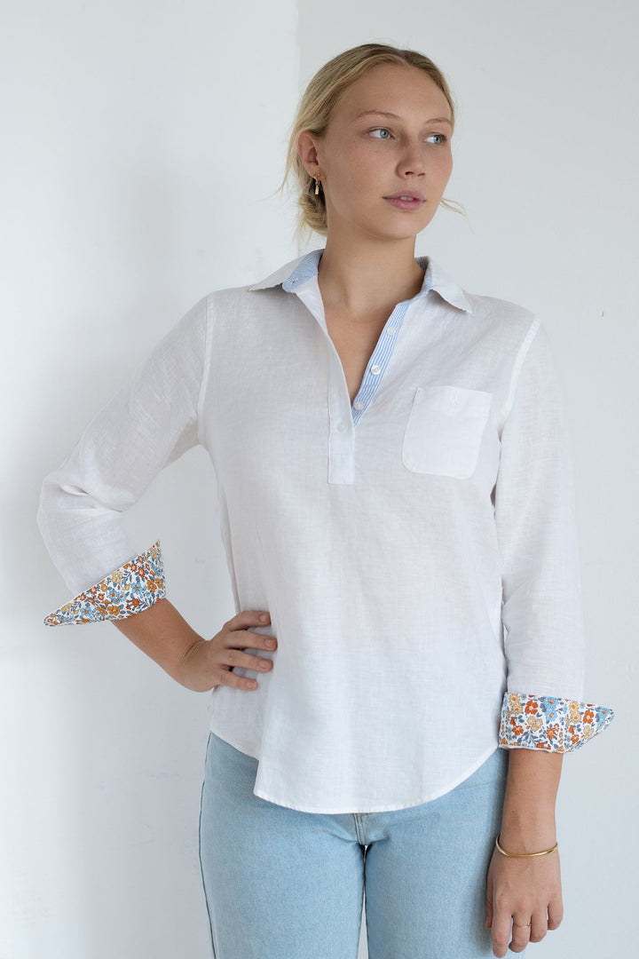 Skye Linen/Cotton Blend Shirt - Hide and Seek Clothing