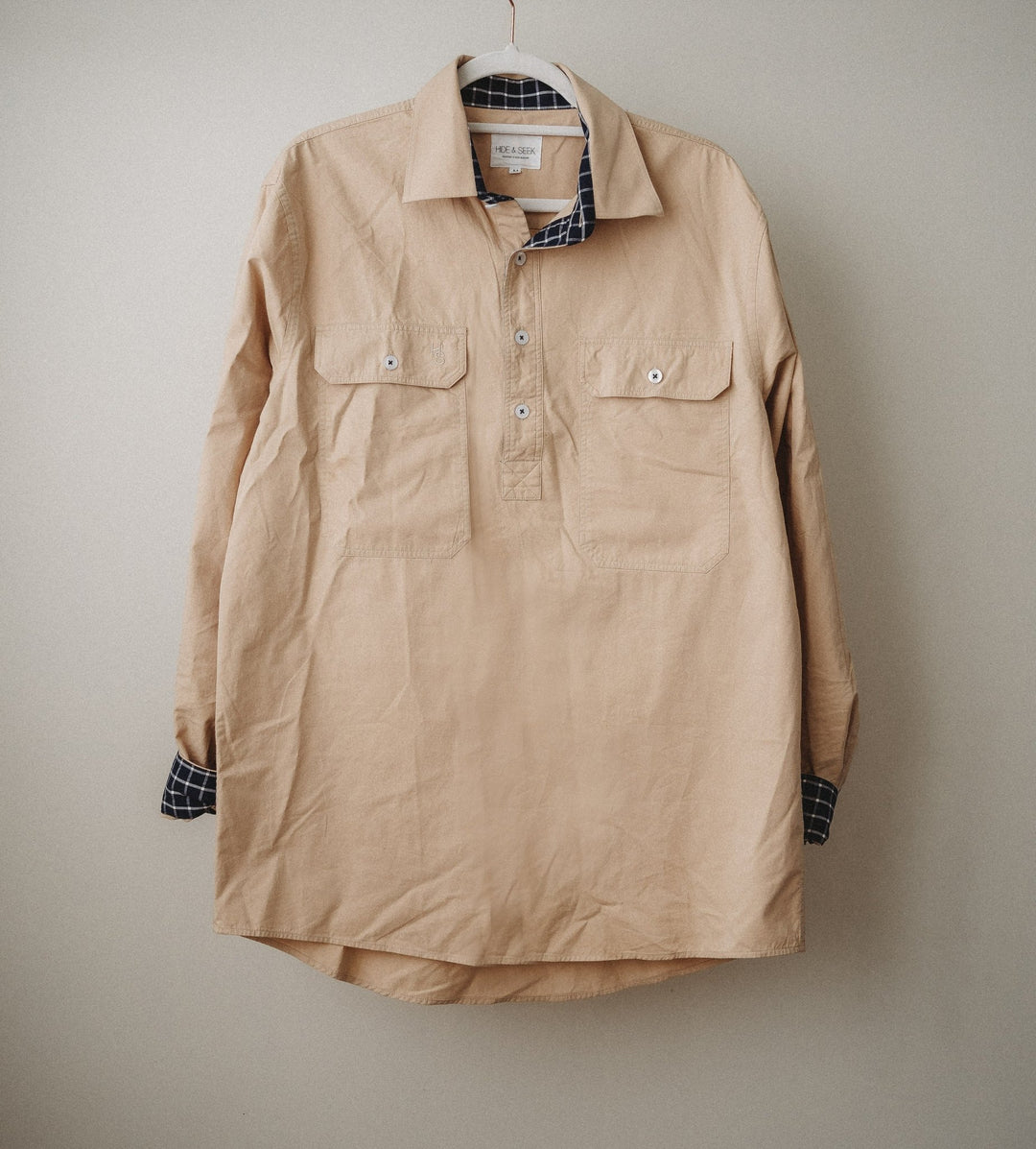 Tan Men’s Workshirt - Hide and Seek Clothing